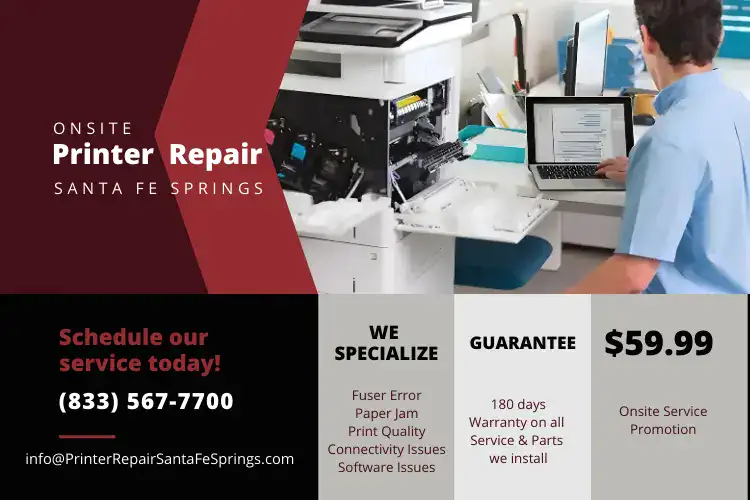 $59.99 HP Laserjet Printer Repair Promotion