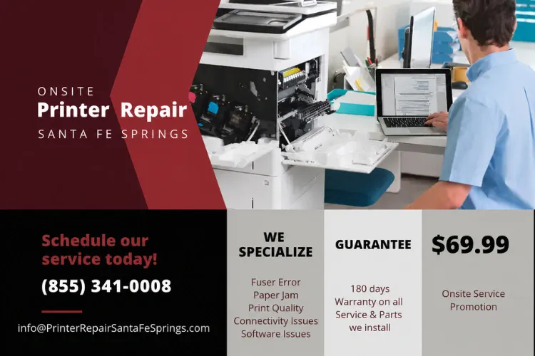 Printer Repair Santa Fe Springs - $69.99 HP Laserjet Printer Repair Promotion